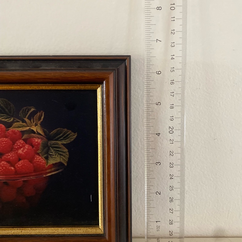 Framed Raspberry Artwork - Picture 5 of 6